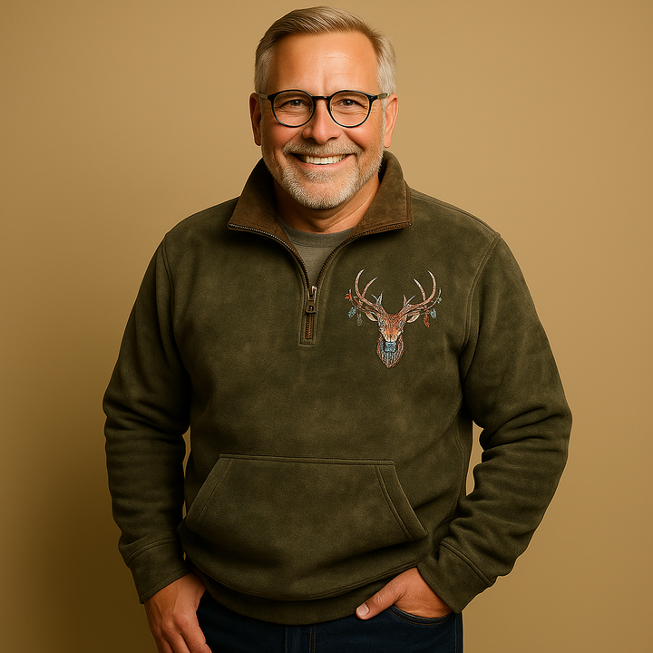 Laera &amp; Cole - Sweater med kvartlængde lynlås