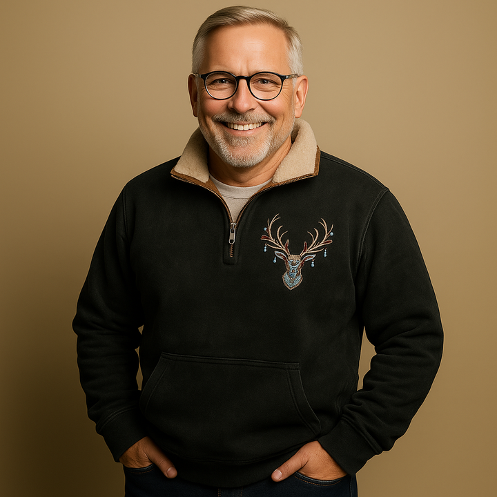 Laera &amp; Cole - Sweater med kvartlængde lynlås