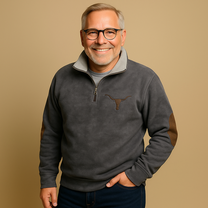 Laera &amp; Cole - Sweater med kvartlængde lynlås