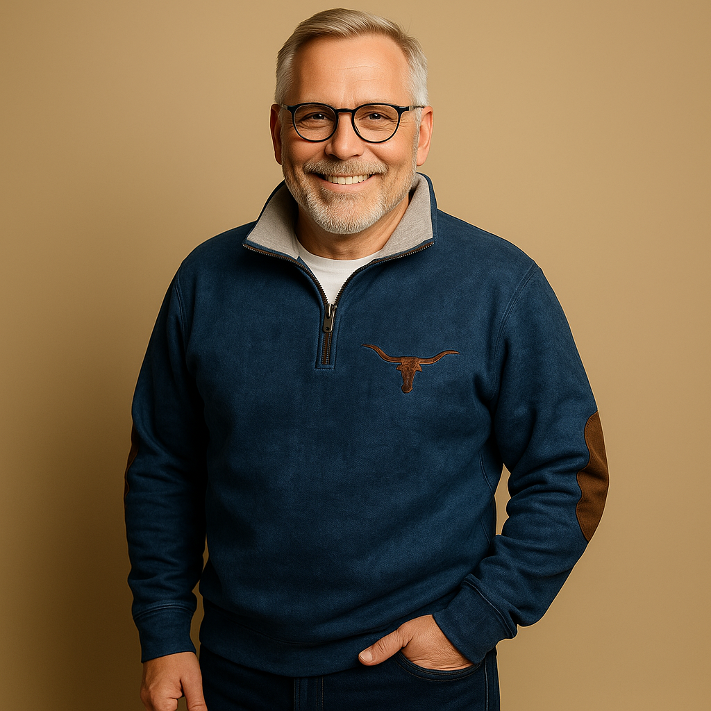 Laera &amp; Cole - Sweater med kvartlængde lynlås