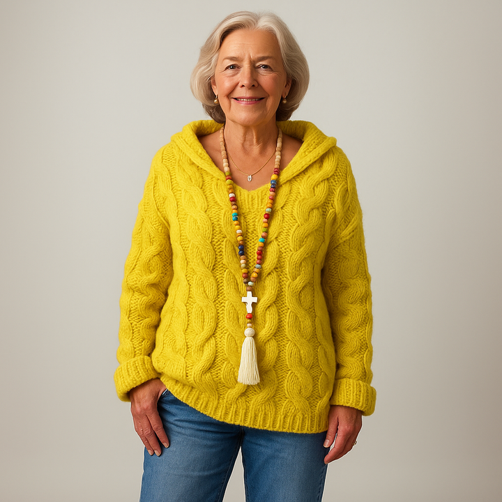 Laera &amp; Cole – Hyggelig og stilfuld strikket hættetrøje