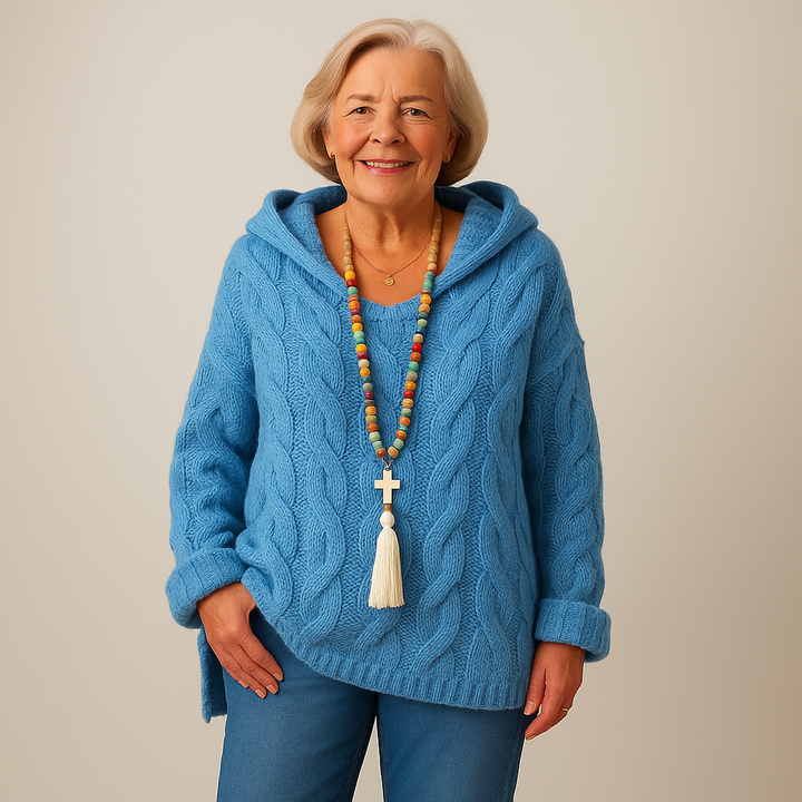 Laera &amp; Cole – Hyggelig og stilfuld strikket hættetrøje