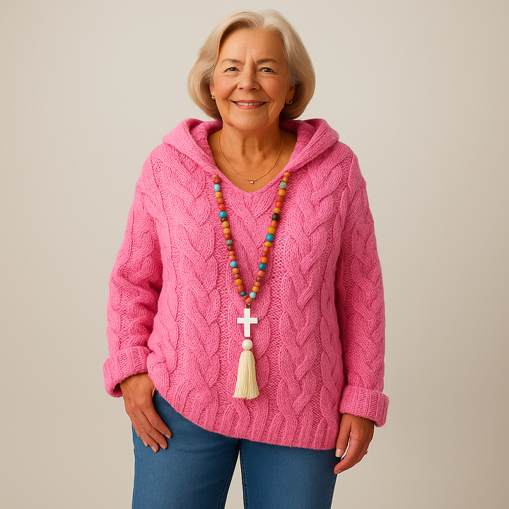 Laera &amp; Cole – Hyggelig og stilfuld strikket hættetrøje