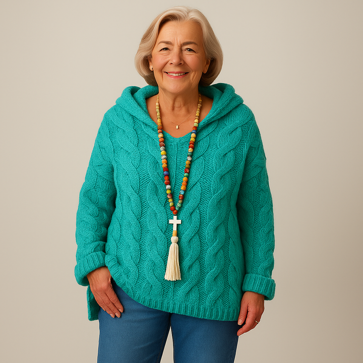 Laera &amp; Cole – Hyggelig og stilfuld strikket hættetrøje