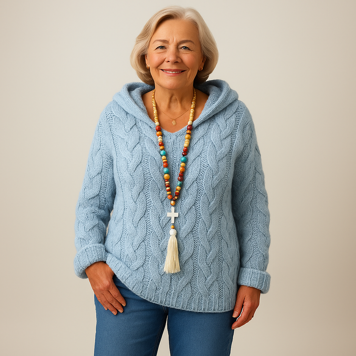 Laera &amp; Cole – Hyggelig og stilfuld strikket hættetrøje