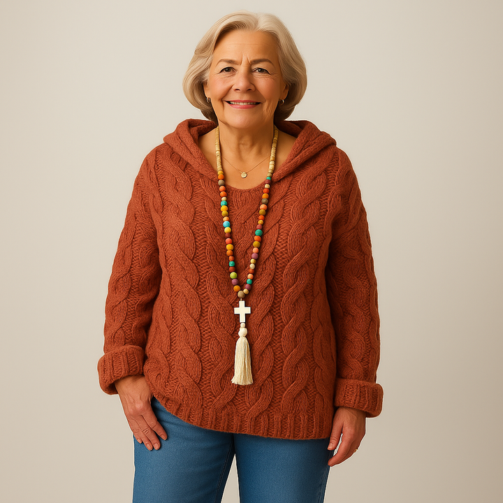 Laera &amp; Cole – Hyggelig og stilfuld strikket hættetrøje