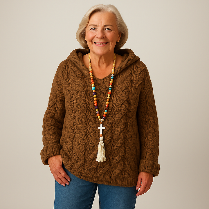 Laera &amp; Cole – Hyggelig og stilfuld strikket hættetrøje