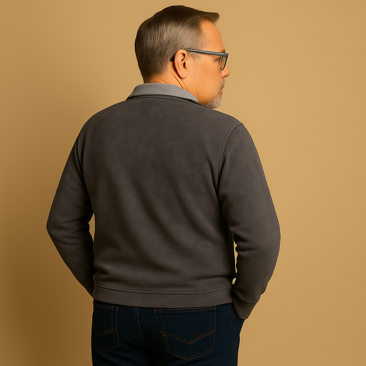 Laera &amp; Cole - Sweater med kvartlængde lynlås