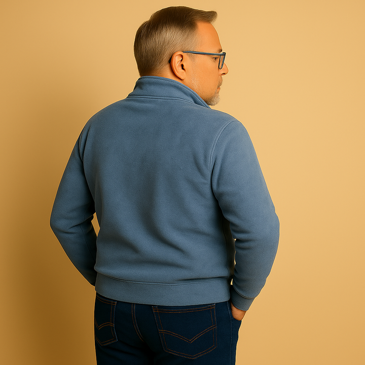 Laera &amp; Cole - Sweater med kvartlængde lynlås