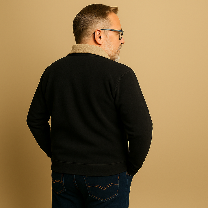 Laera &amp; Cole - Sweater med kvartlængde lynlås