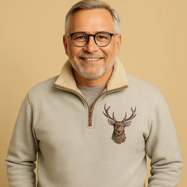 Laera &amp; Cole - Sweater med kvart lynlås