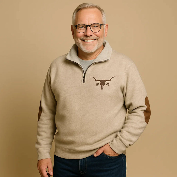 Laera &amp; Cole - Sweater med kvartlængde lynlås