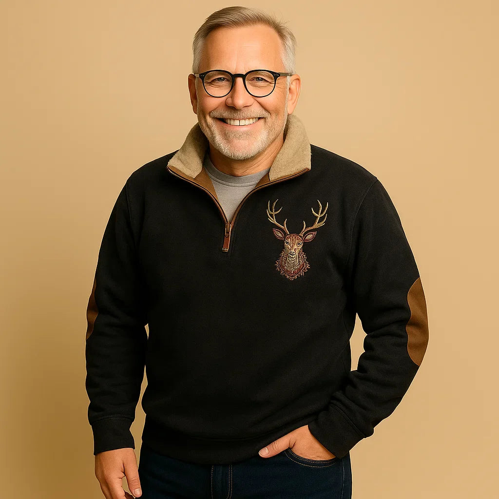 Laera &amp; Cole - Sweater med kvart lynlås