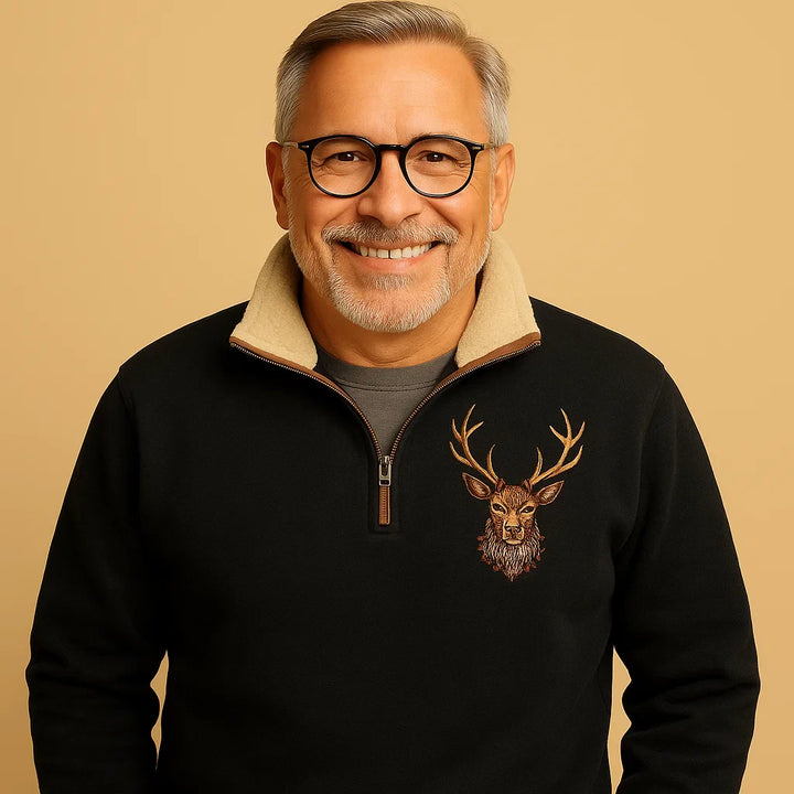 Laera &amp; Cole - Sweater med kvart lynlås