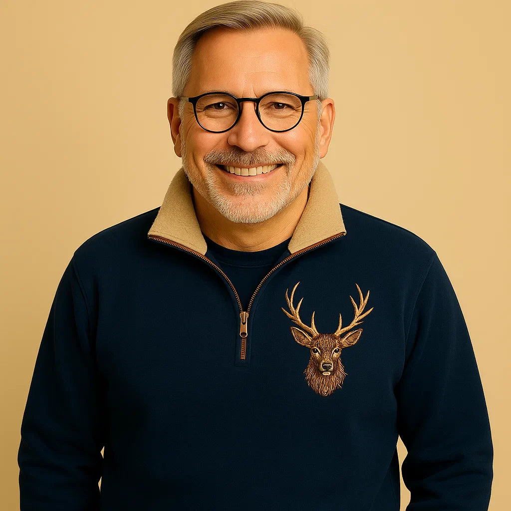 Laera &amp; Cole - Sweater med kvart lynlås