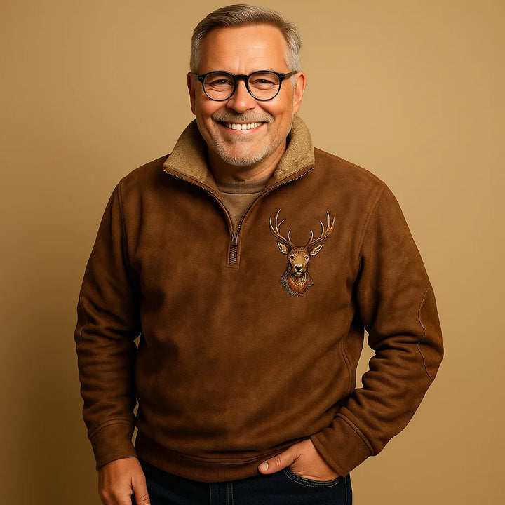 Laera &amp; Cole - Sweater med kvart lynlås