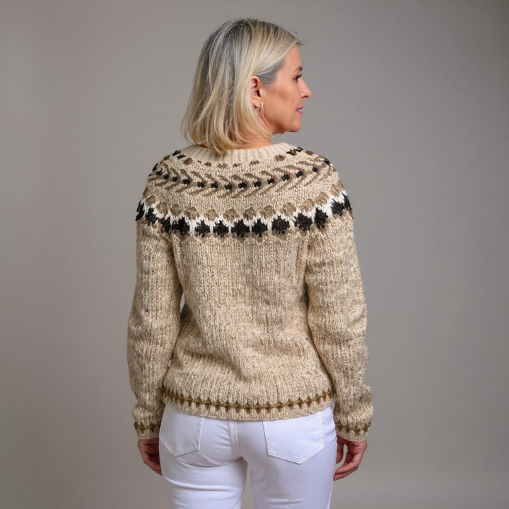 Laera &amp; Cole - Klassisk vintage uldstrikket cardigan