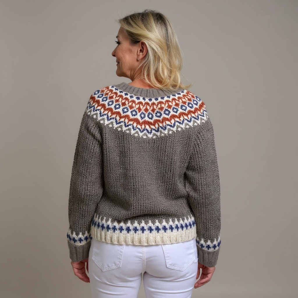 Laera &amp; Cole - Klassisk vintage uldstrikket cardigan