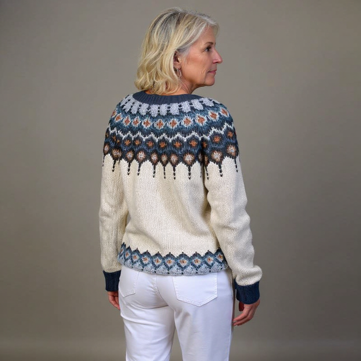 Laera &amp; Cole - Klassisk vintage uldstrikket cardigan