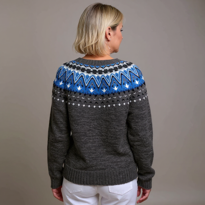Laera &amp; Cole - Klassisk vintage uldstrikket cardigan