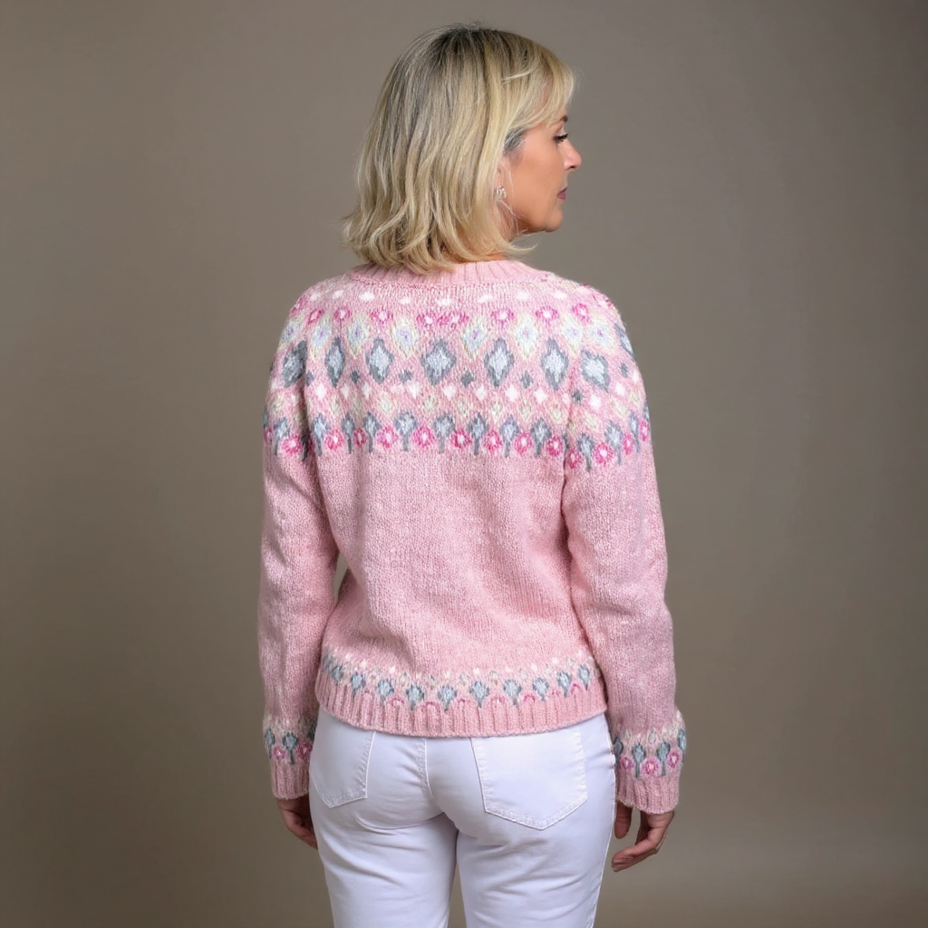 Laera &amp; Cole - Klassisk vintage uldstrikket cardigan