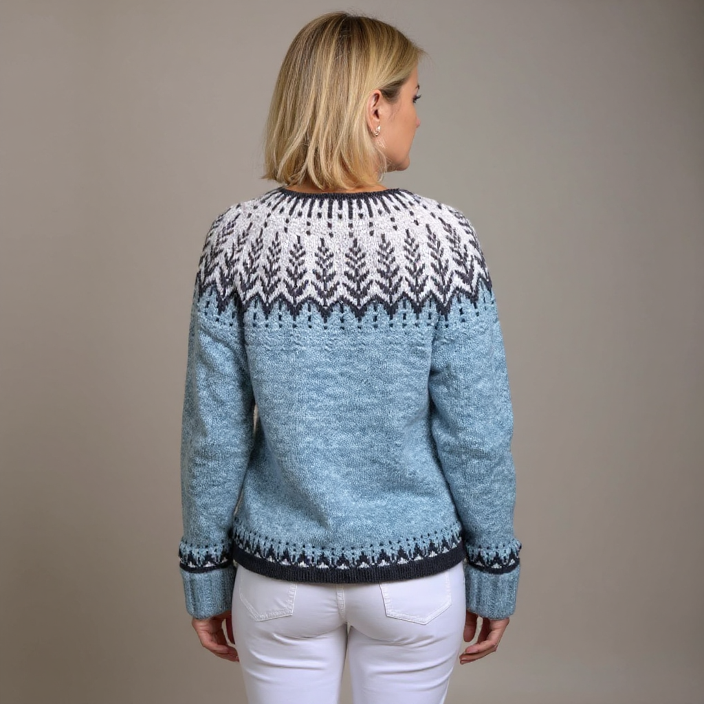Laera &amp; Cole - Klassisk vintage uldstrikket cardigan